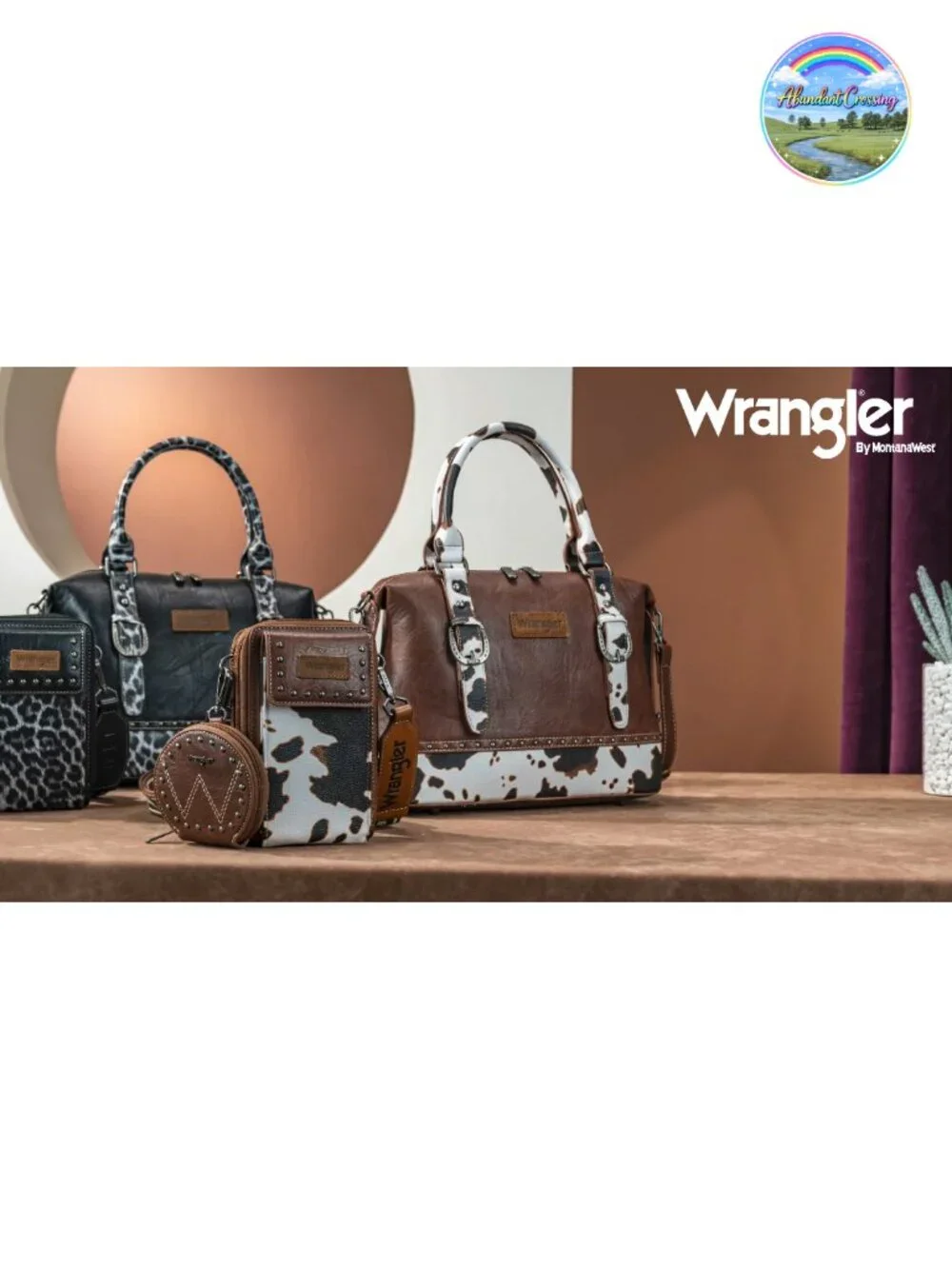 3 Piece Doctor Bag Set with Cell Phone Handbag and Coin Purse Leather Satchel